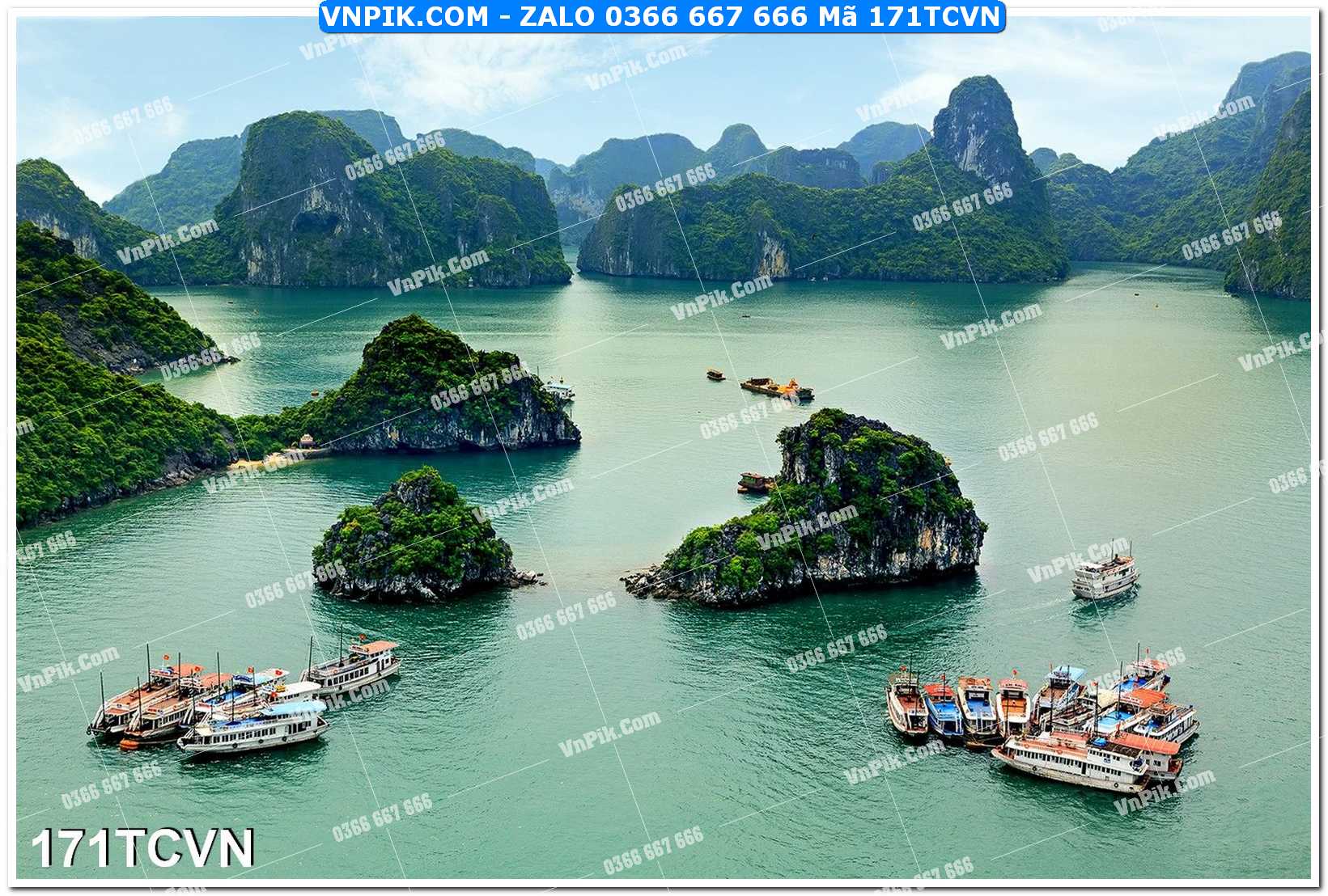 Mẫu tranh thắng cảnh việt nam mã file 171TCVN