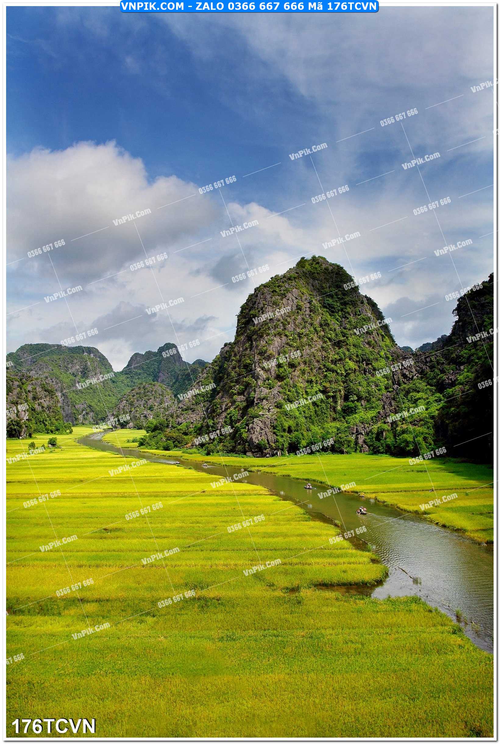 Mẫu tranh thắng cảnh việt nam mã file 176TCVN