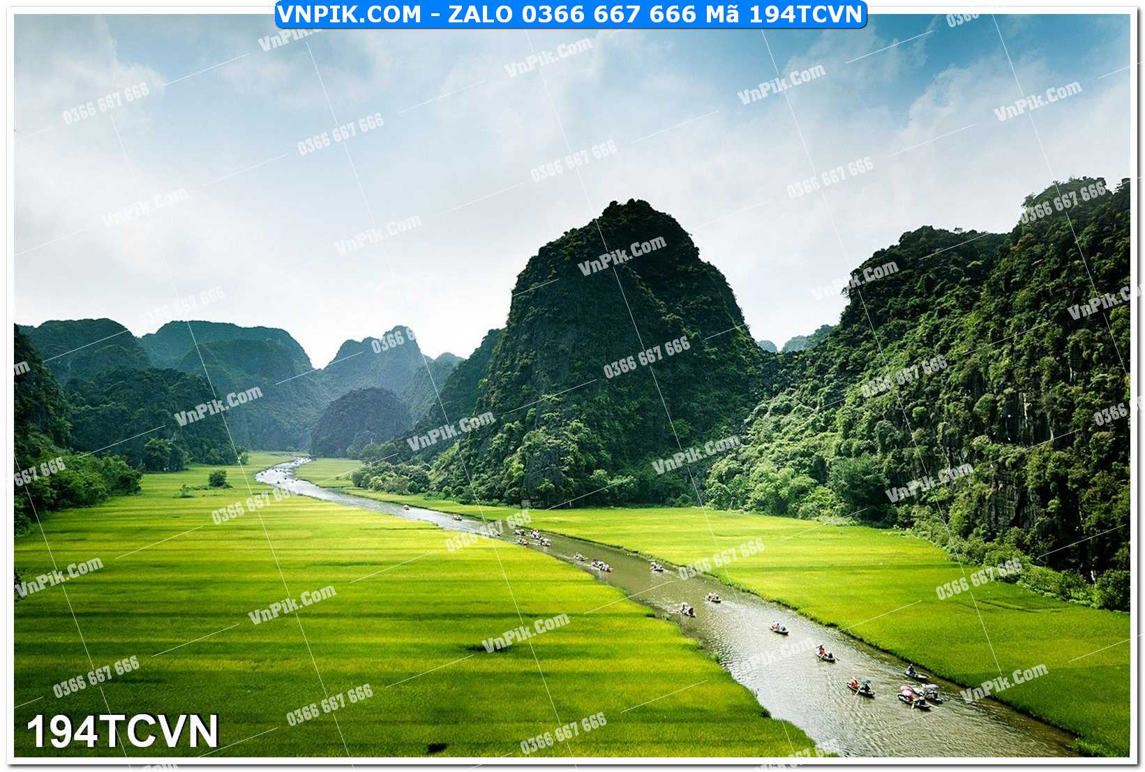 Mẫu tranh thắng cảnh việt nam mã file 194TCVN