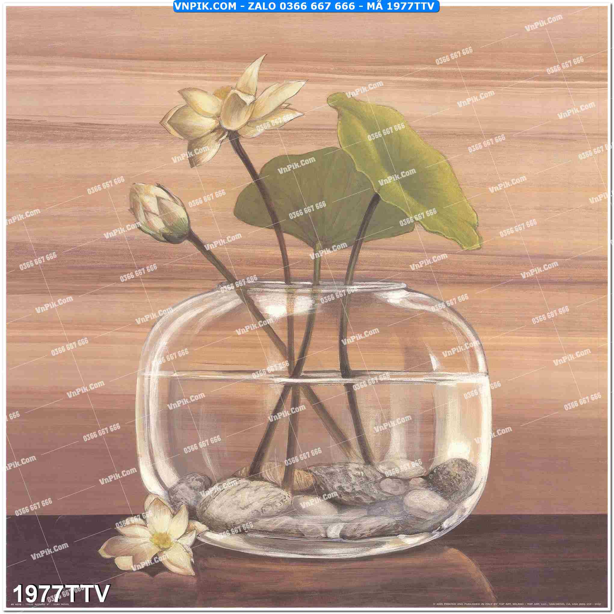 Tranh sơn dầu tĩnh vật hoa quả mã file 1977TTV