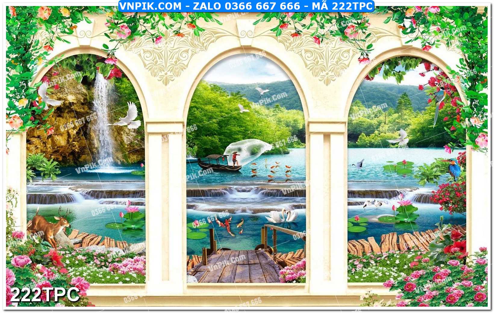 Tranh phào chỉ – khung tranh đẹp mã file 222TPC