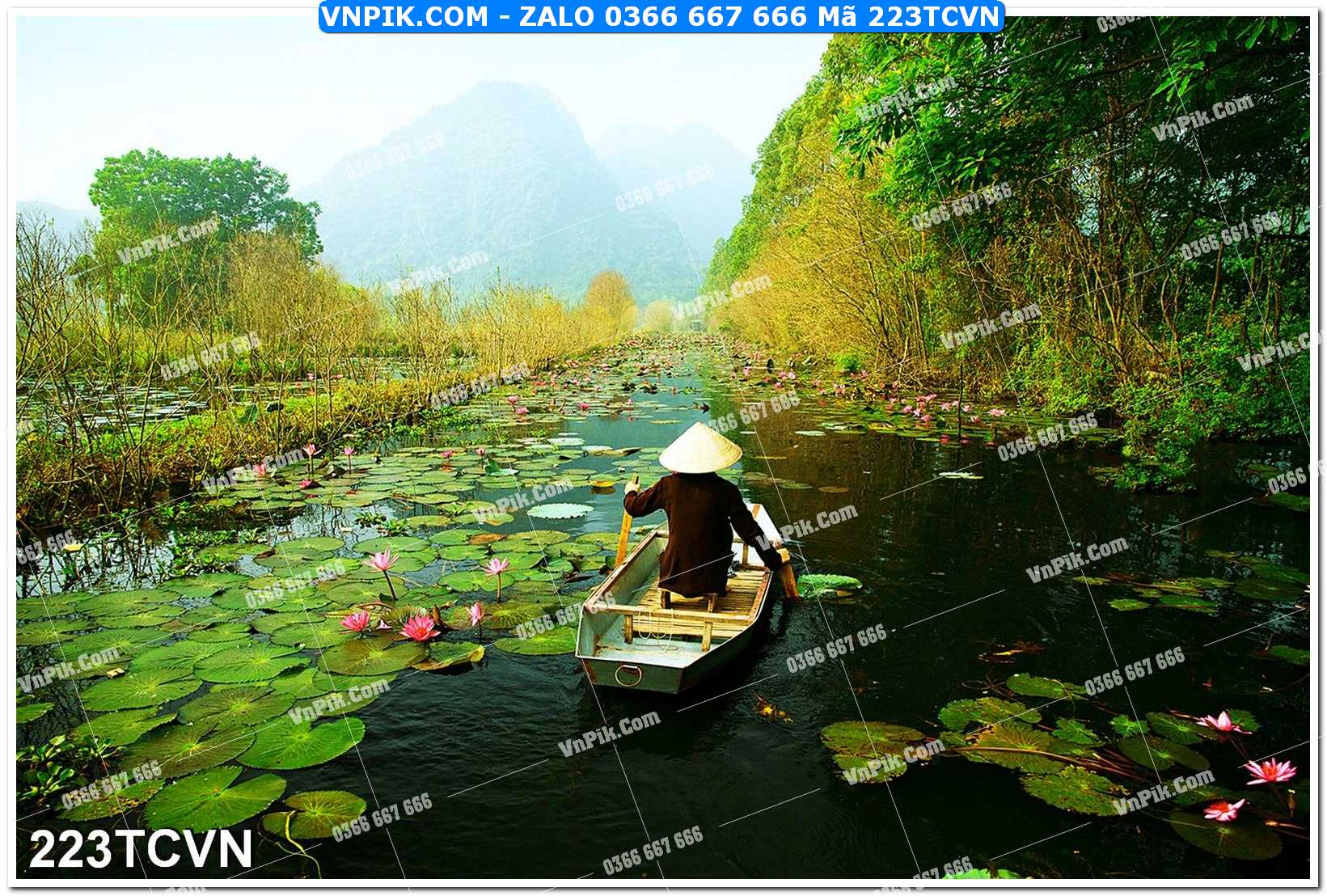 Mẫu tranh thắng cảnh việt nam mã file 223TCVN