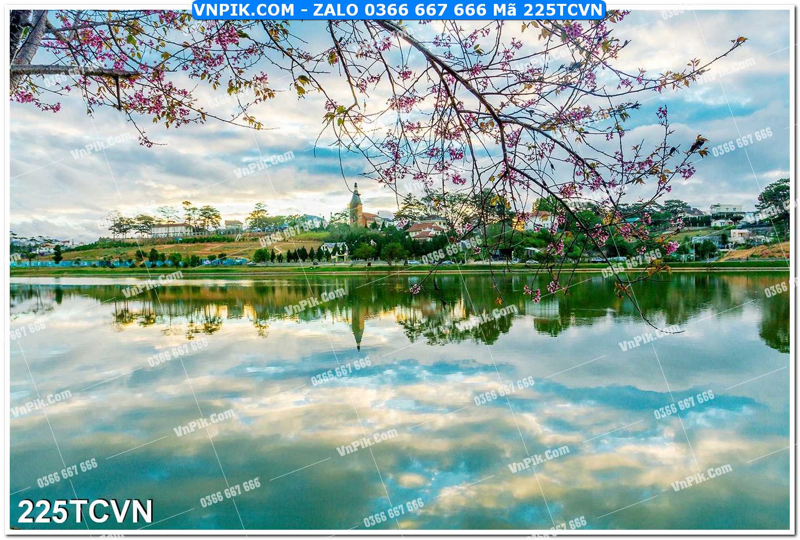 Mẫu tranh thắng cảnh việt nam mã file 225TCVN