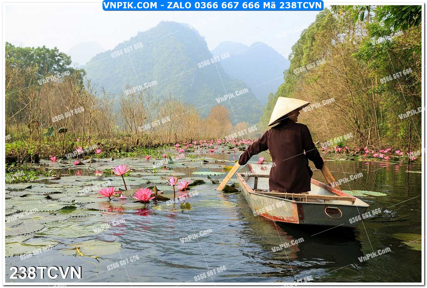 Mẫu tranh thắng cảnh việt nam mã file 238TCVN