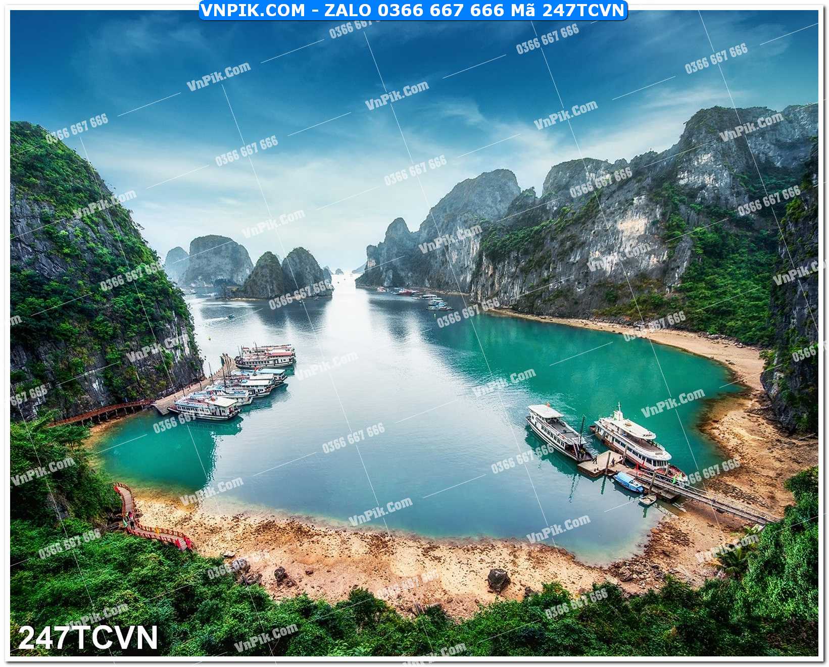 Mẫu tranh thắng cảnh việt nam mã file 247TCVN