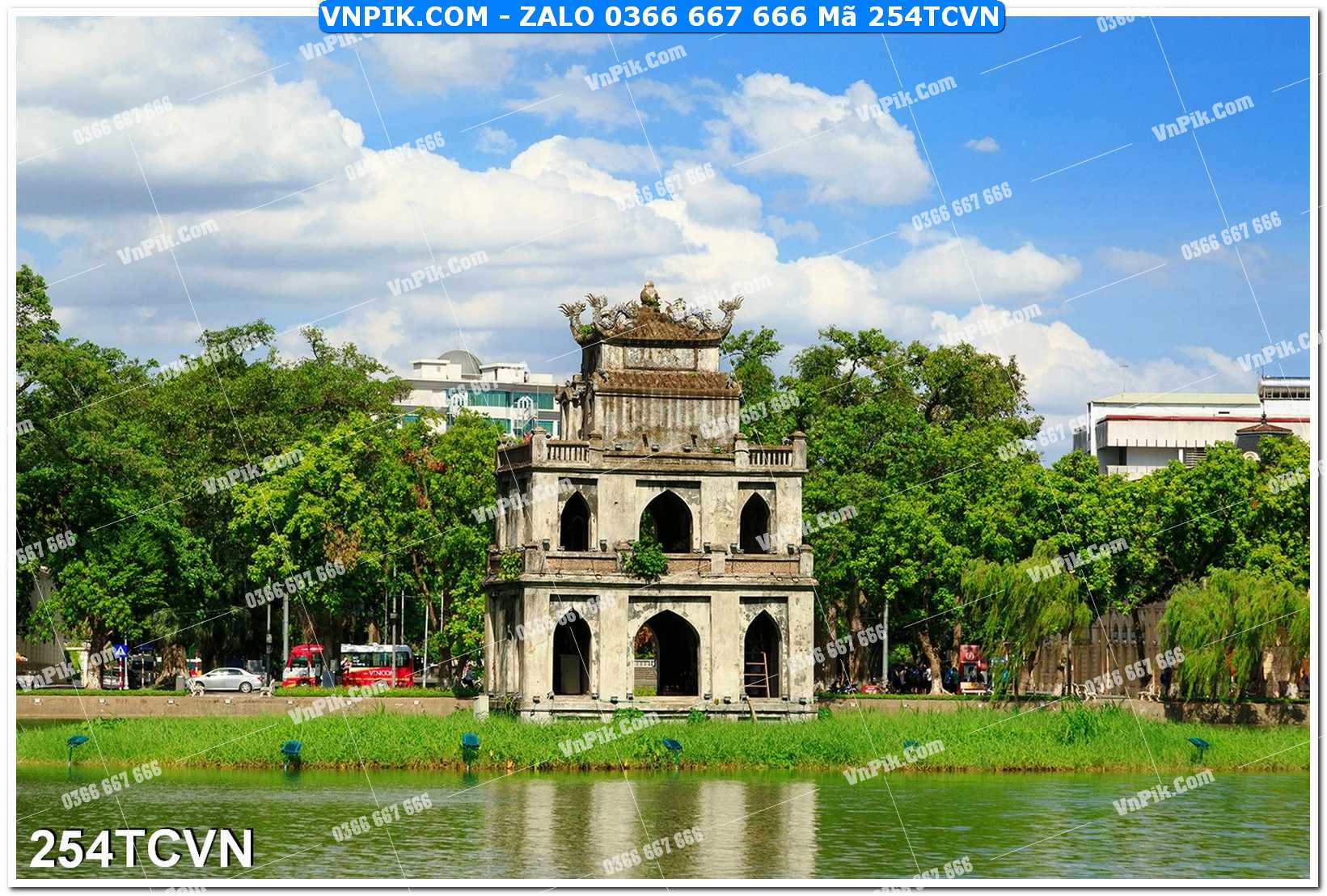 Mẫu tranh thắng cảnh việt nam mã file 254TCVN