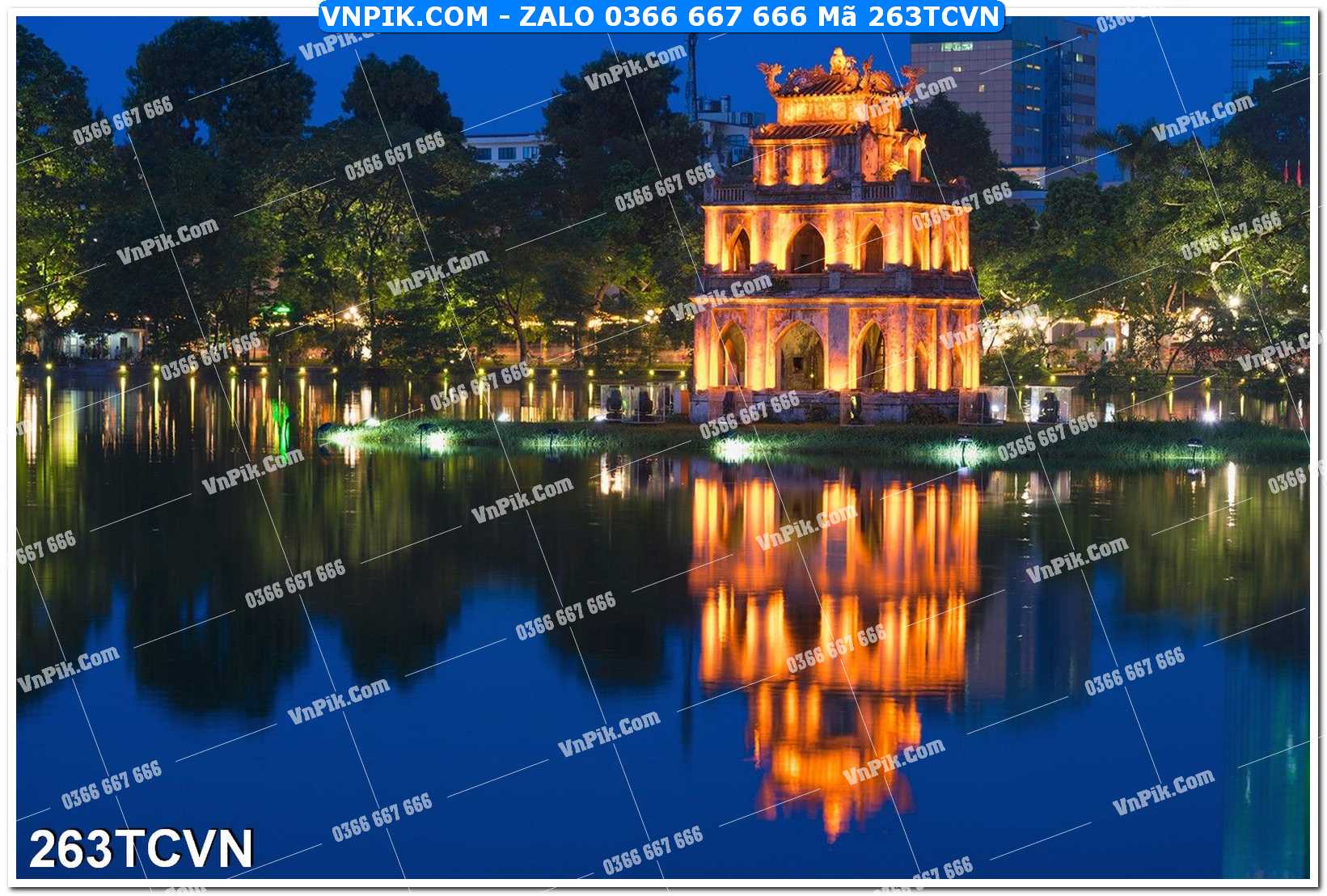 Mẫu tranh thắng cảnh việt nam mã file 263TCVN