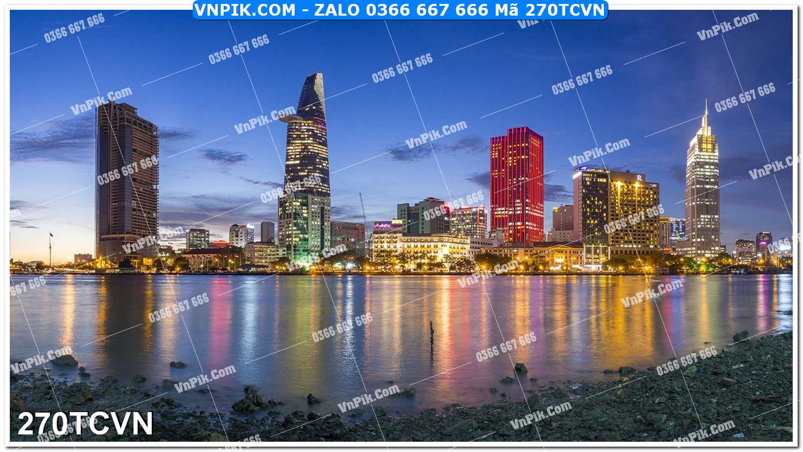 Mẫu tranh thắng cảnh việt nam mã file 270TCVN