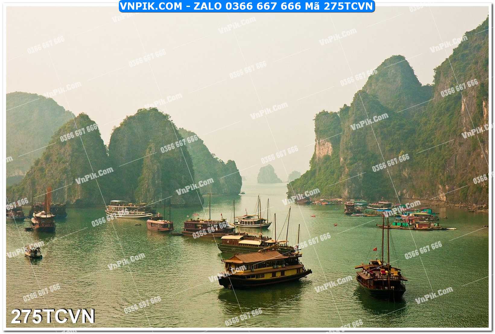 Mẫu tranh thắng cảnh việt nam mã file 275TCVN