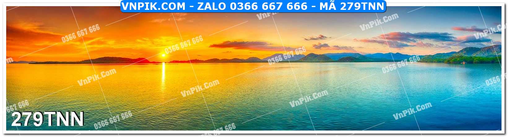 Tranh phong cảnh thiên nhiên mã file 279TNN