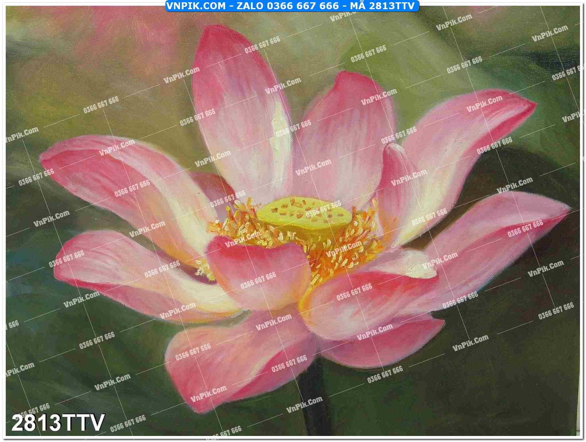 Tranh sơn dầu tĩnh vật hoa quả mã file 2813TTV