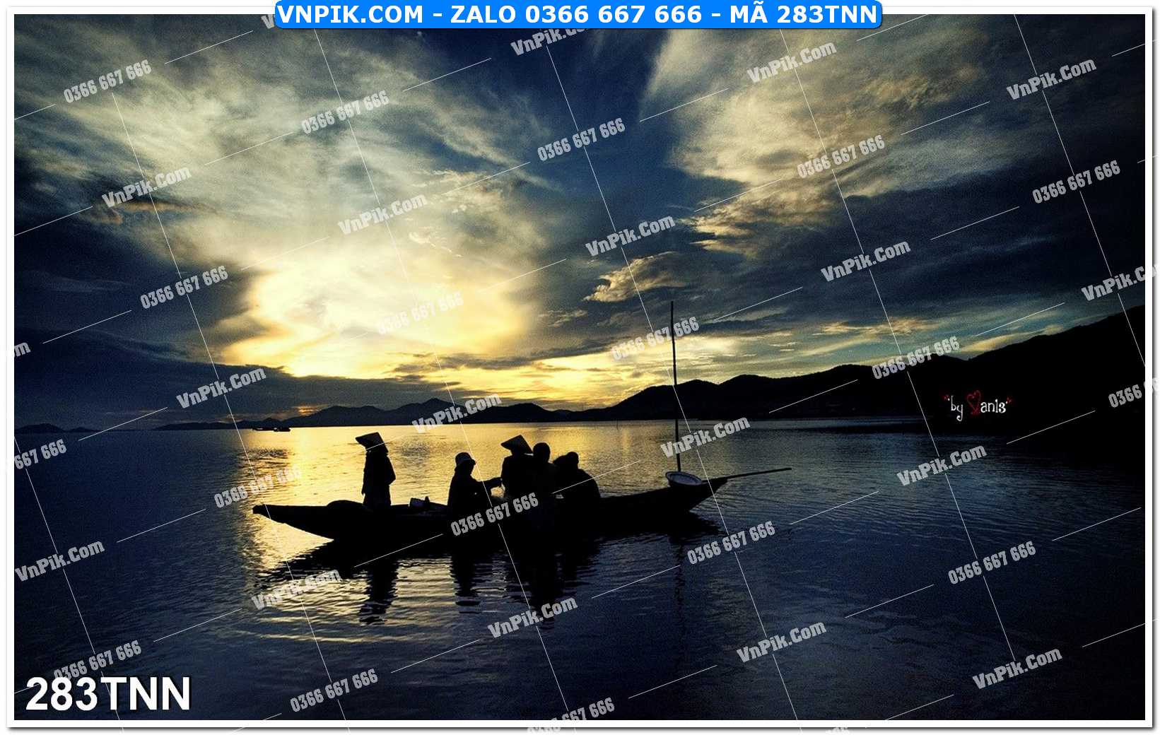 Tranh phong cảnh thiên nhiên mã file 283TNN