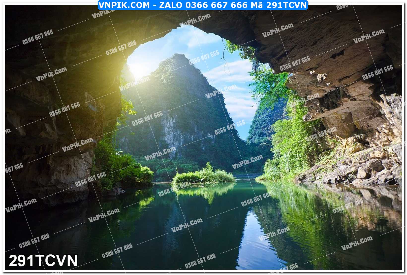 Mẫu tranh thắng cảnh việt nam mã file 291TCVN
