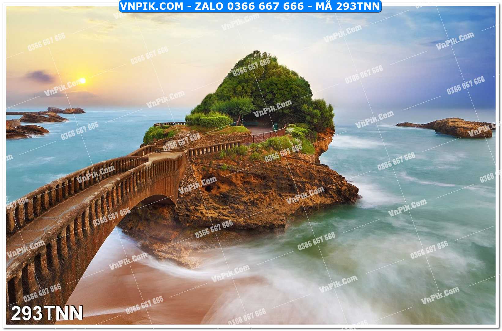 Tranh phong cảnh thiên nhiên mã file 293TNN