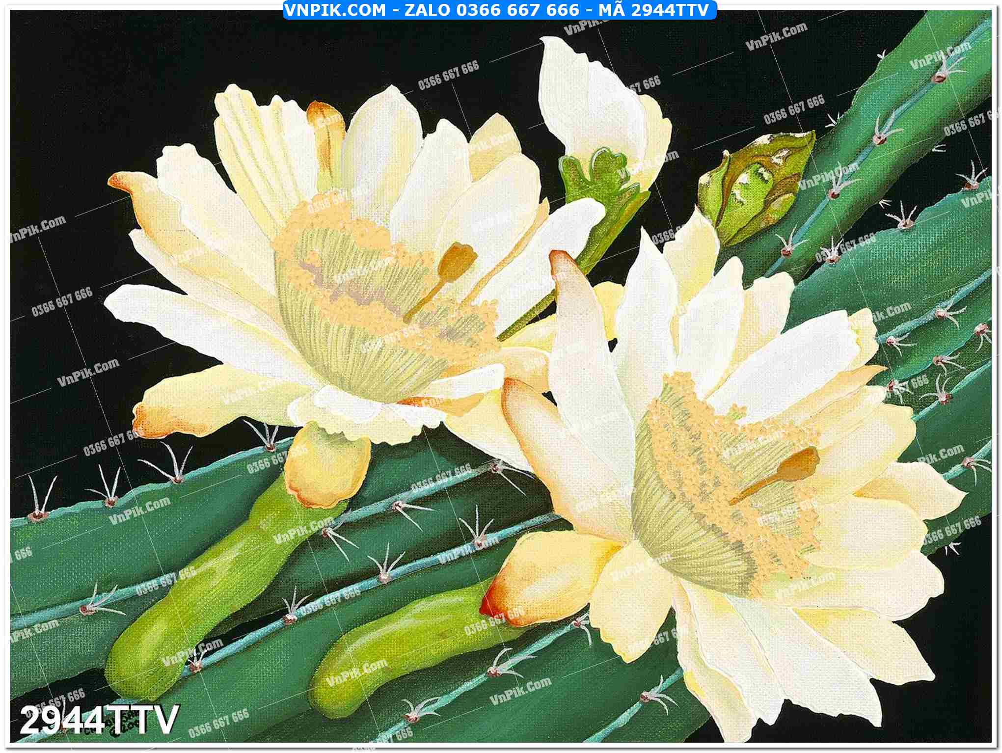 Tranh sơn dầu tĩnh vật hoa quả mã file 2944TTV