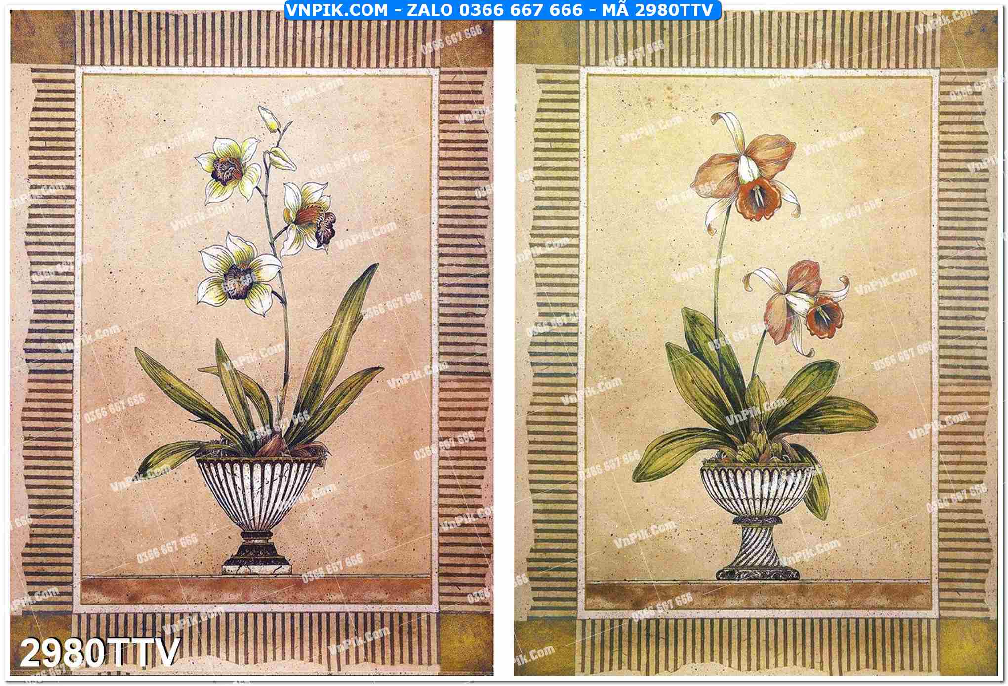 Tranh sơn dầu tĩnh vật hoa quả mã file 2980TTV