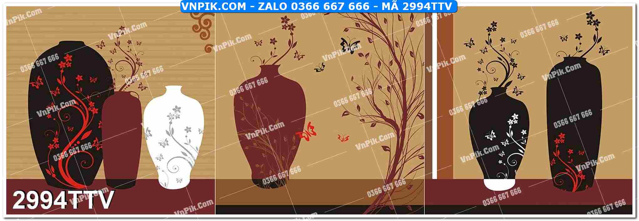 Tranh sơn dầu tĩnh vật hoa quả mã file 2994TTV