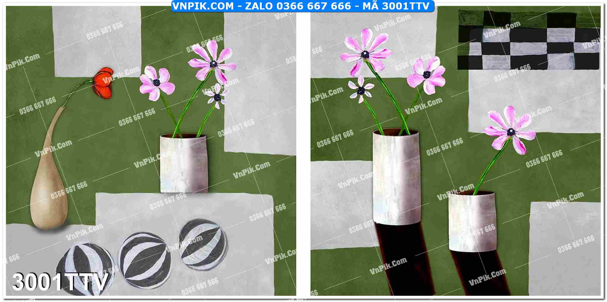 Tranh sơn dầu tĩnh vật hoa quả mã file 3001TTV