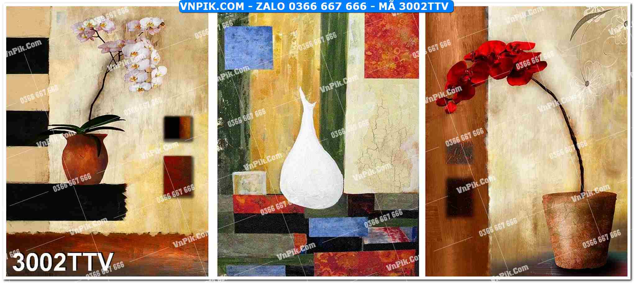 Tranh sơn dầu tĩnh vật hoa quả mã file 3002TTV