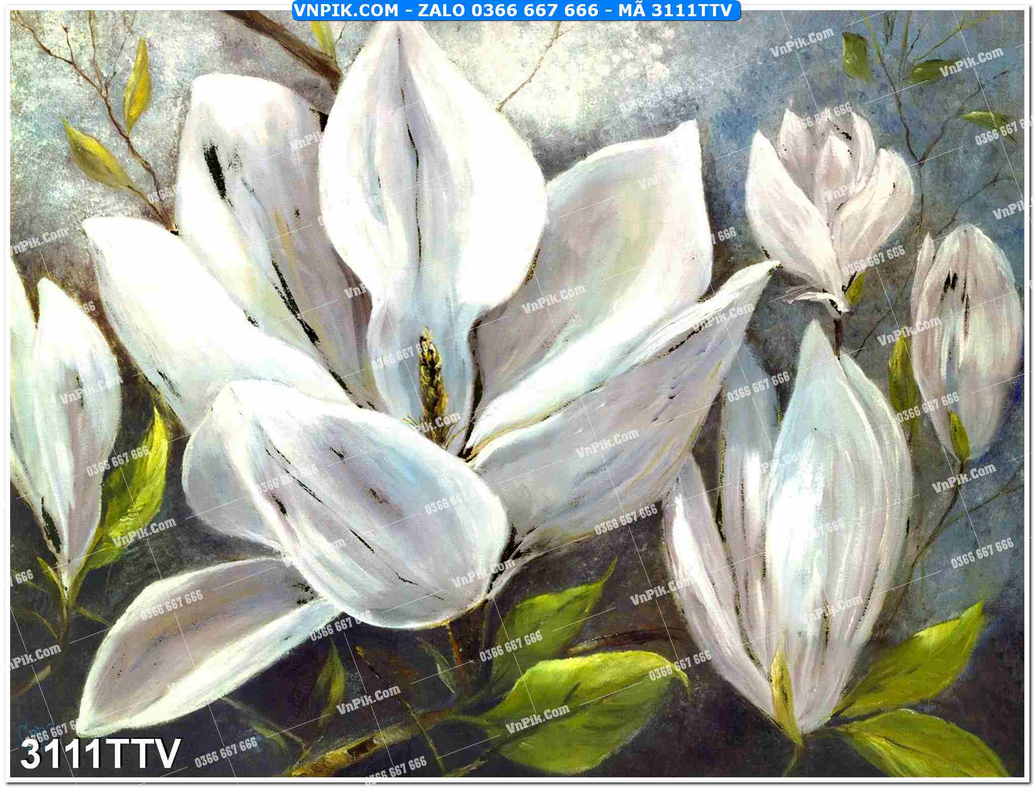 Tranh sơn dầu tĩnh vật hoa quả mã file 3111TTV