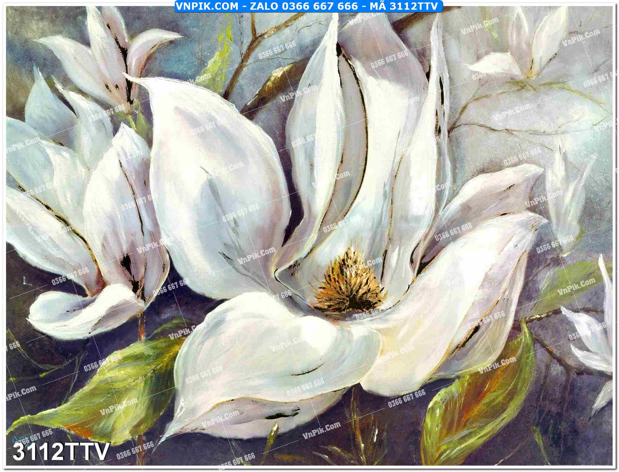 Tranh sơn dầu tĩnh vật hoa quả mã file 3112TTV
