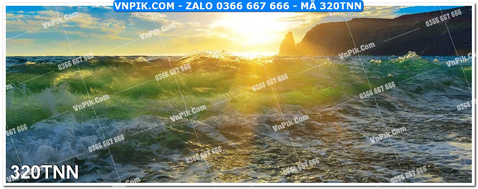 Tranh phong cảnh thiên nhiên mã file 320TNN