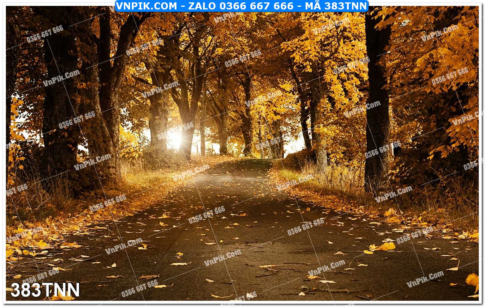 Tranh phong cảnh thiên nhiên mã file 383TNN