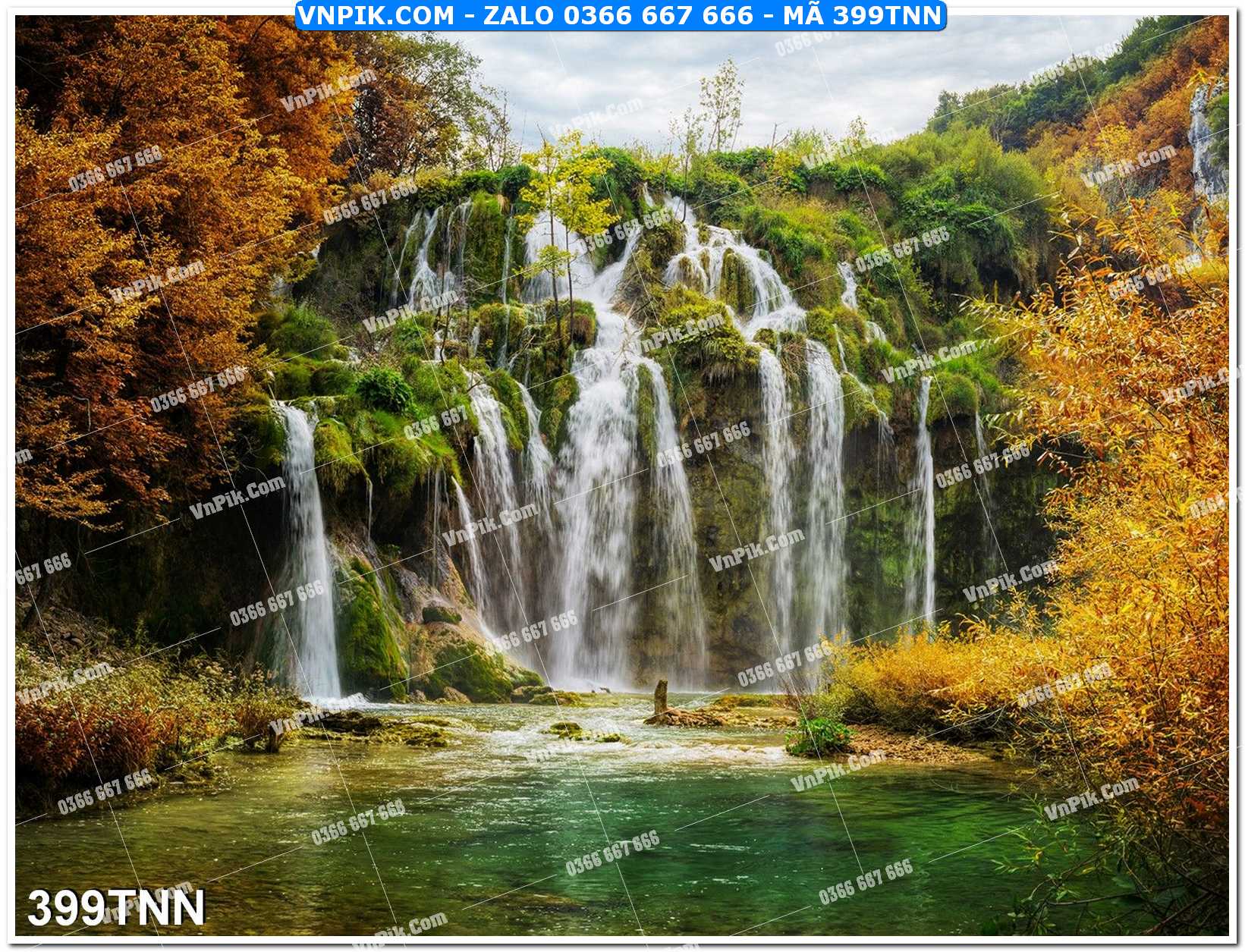 Tranh phong cảnh thiên nhiên mã file 399TNN