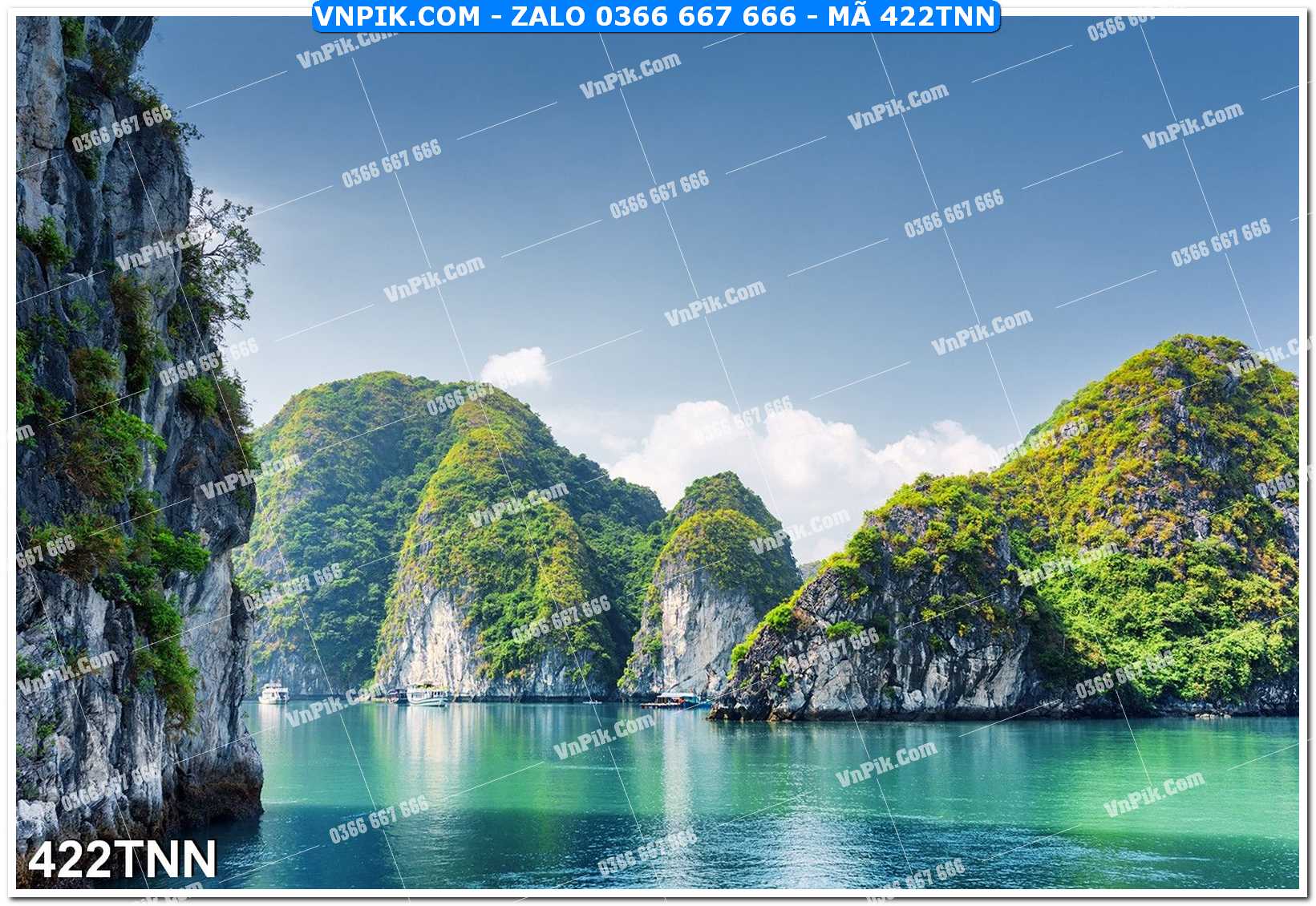 Tranh phong cảnh thiên nhiên mã file 422TNN