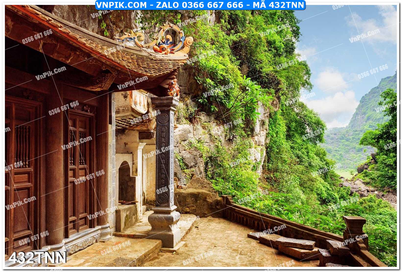Tranh phong cảnh thiên nhiên mã file 432TNN