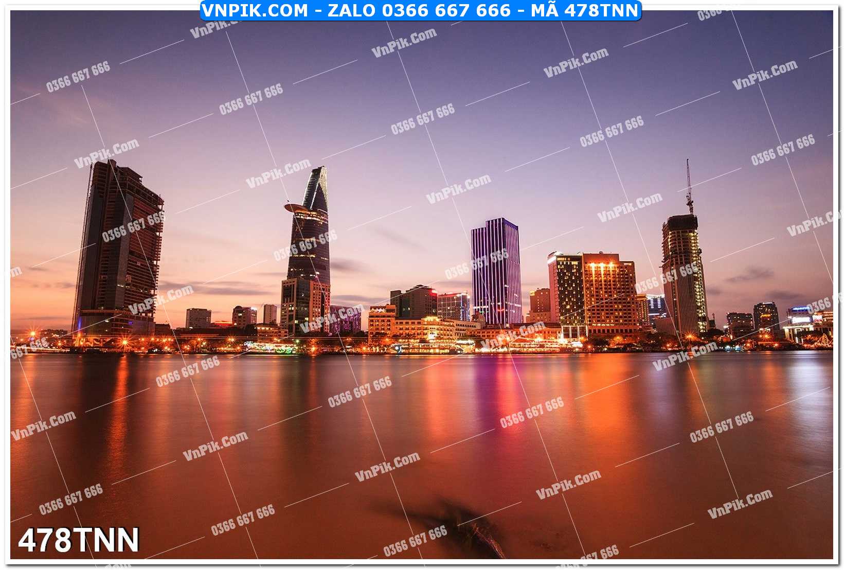 Tranh phong cảnh thiên nhiên mã file 478TNN