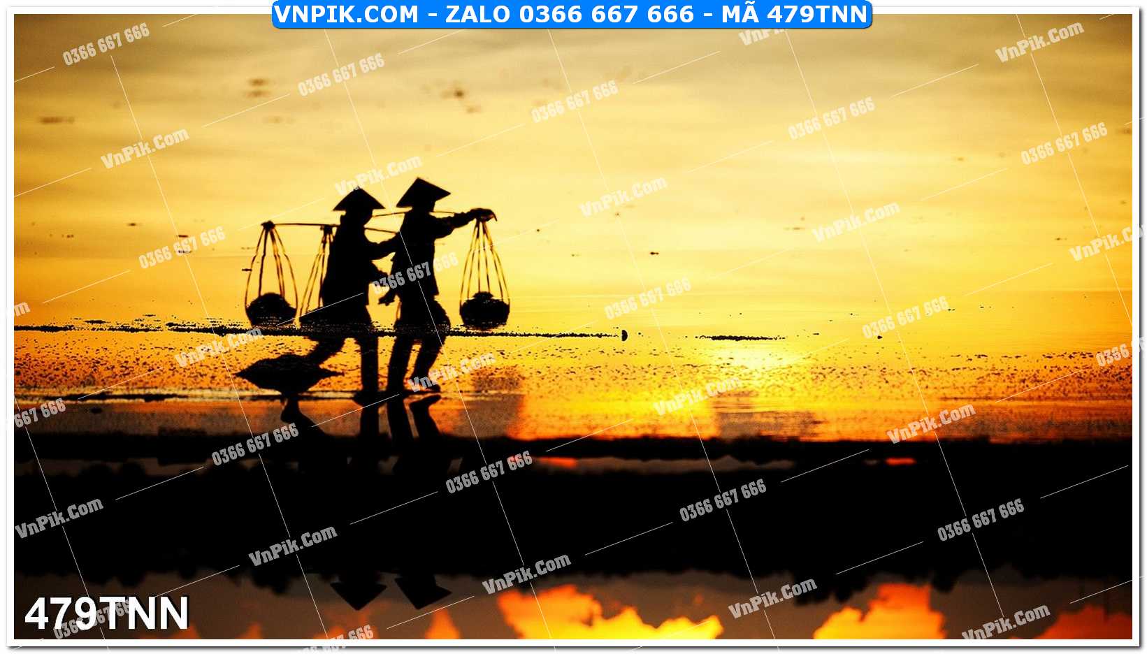 Tranh phong cảnh thiên nhiên mã file 479TNN