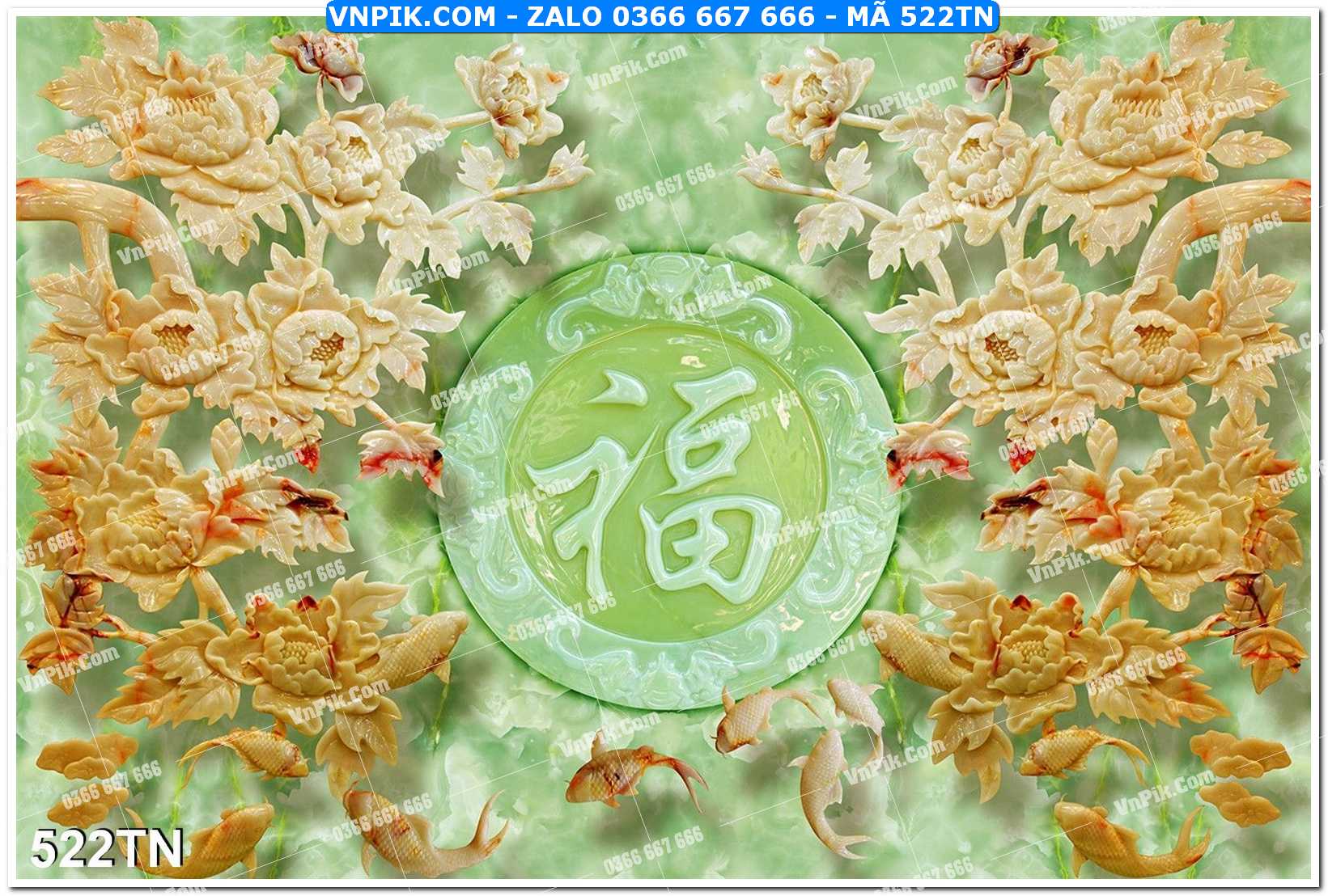 File PSD Vector Tranh giả ngọc phong thủy – Điêu khắc gỗ – Mã file 522TN