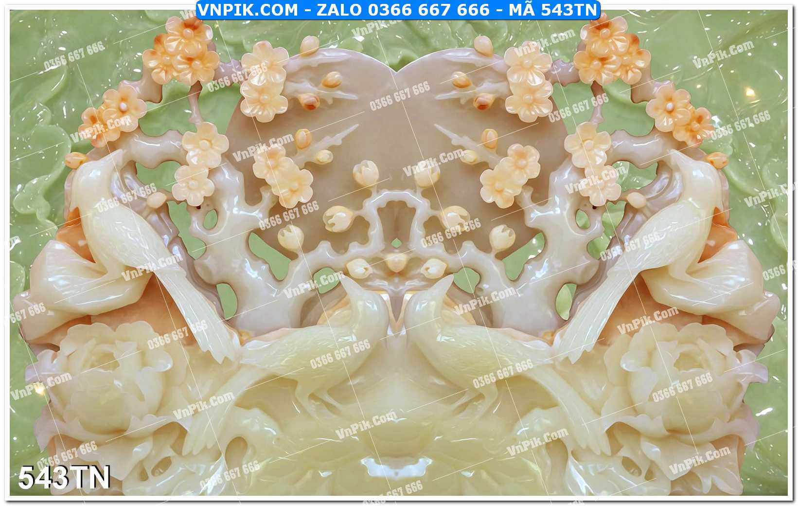 File PSD Vector Tranh giả ngọc phong thủy – Điêu khắc gỗ – Mã file 543TN