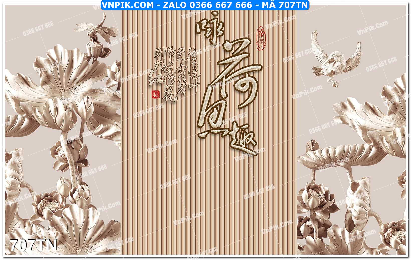 File PSD Vector Tranh giả ngọc phong thủy – Điêu khắc gỗ – Mã file 707TN