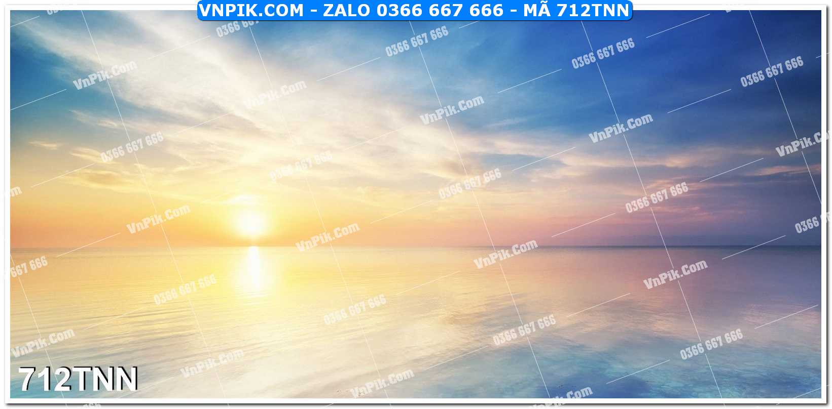 Tranh phong cảnh thiên nhiên mã file 712TNN