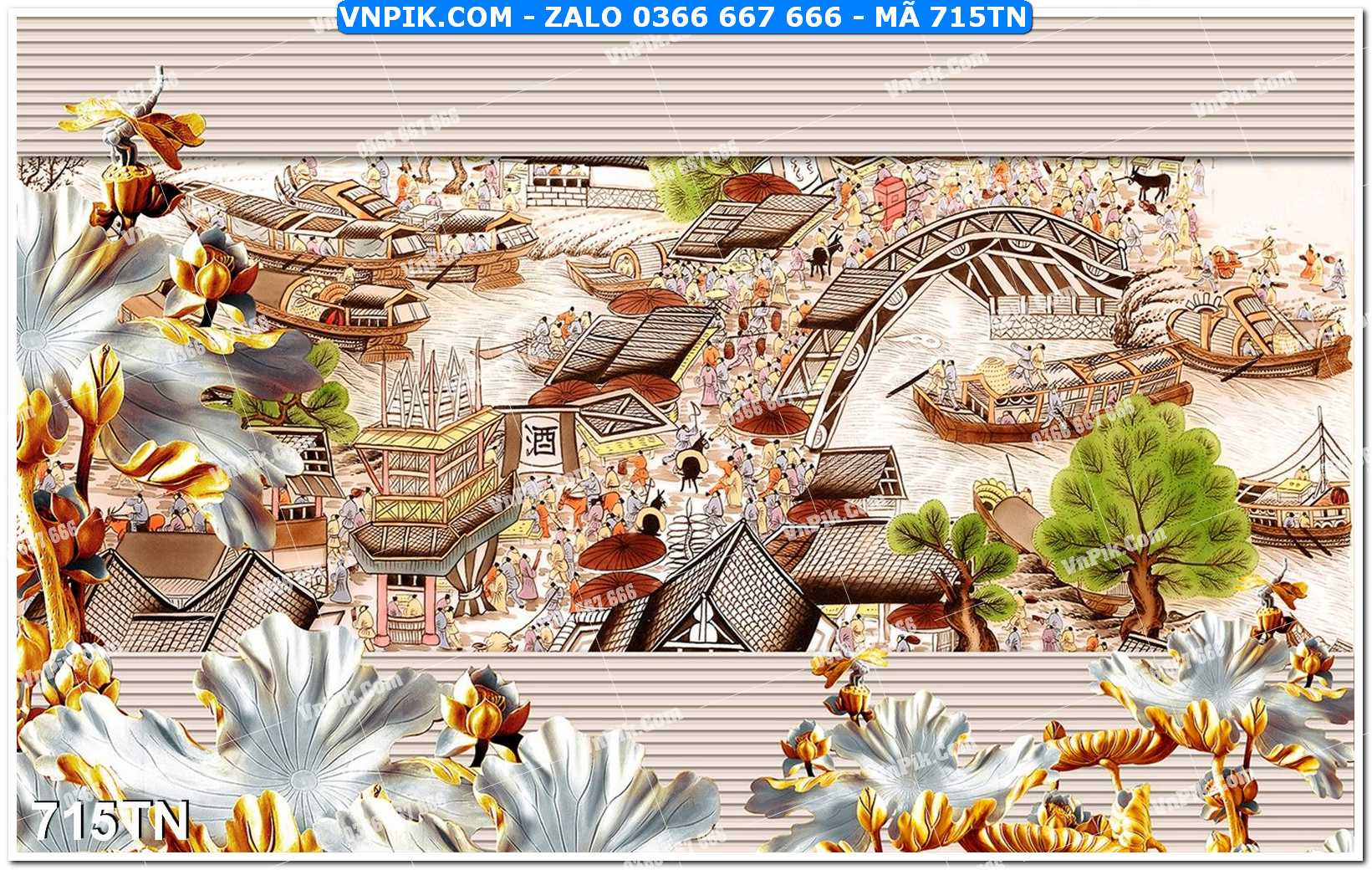 File PSD Vector Tranh giả ngọc phong thủy – Điêu khắc gỗ – Mã file 715TN