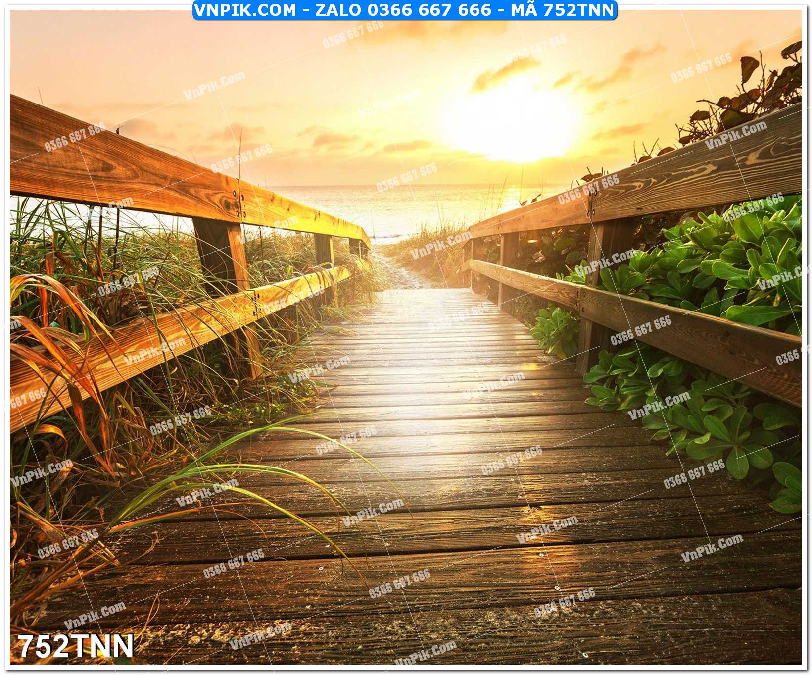 Tranh phong cảnh thiên nhiên mã file 752TNN