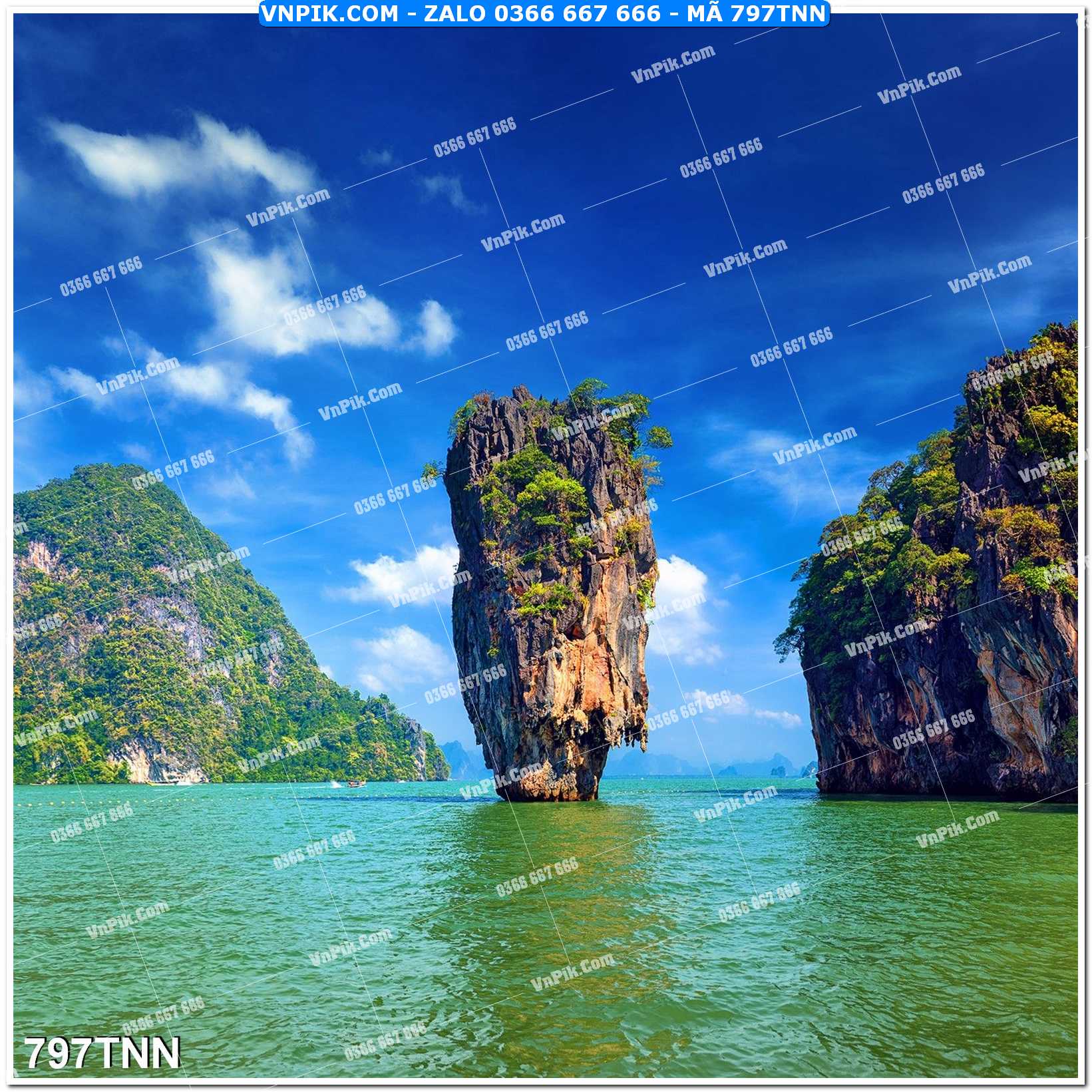 Tranh phong cảnh thiên nhiên mã file 797TNN