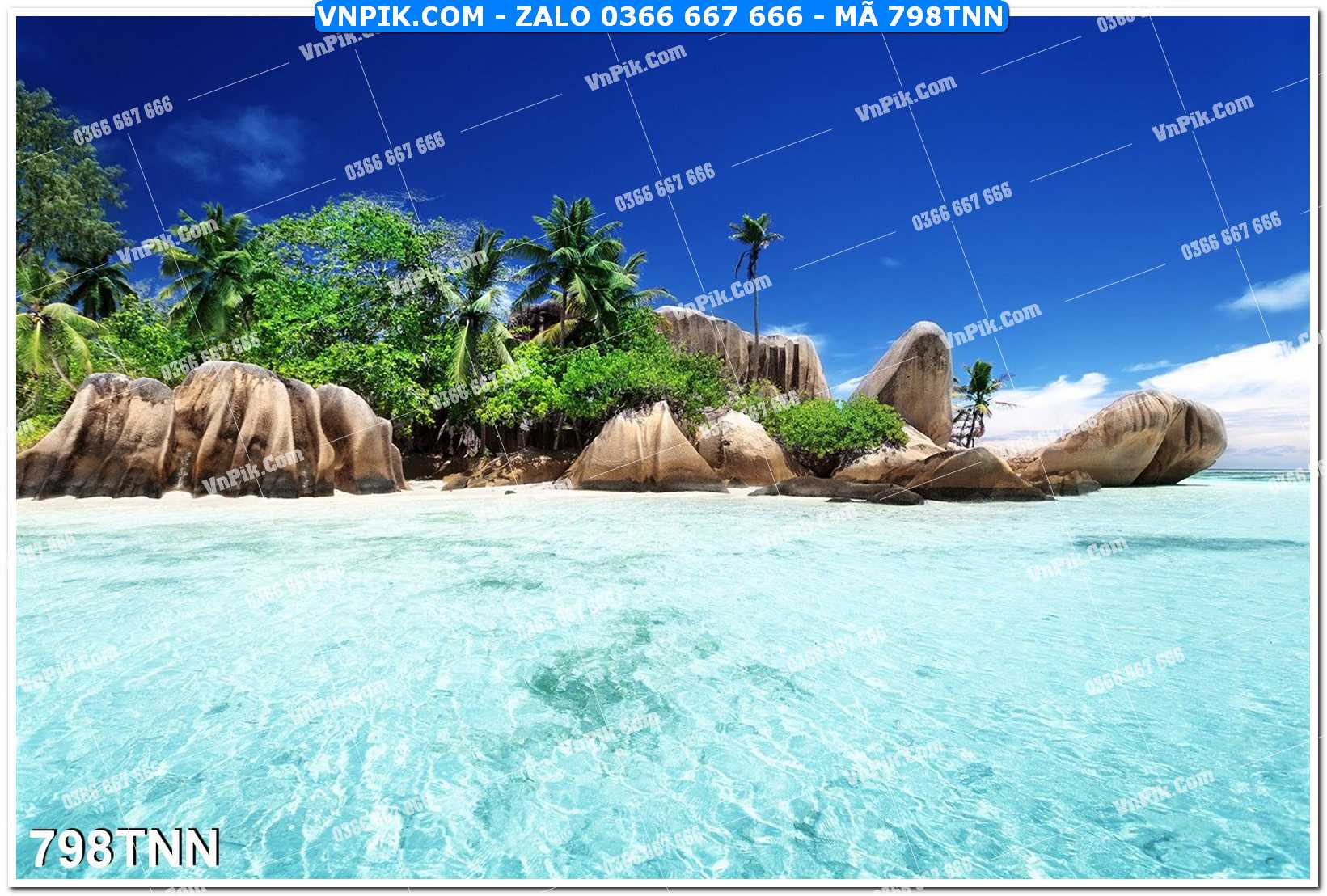 Tranh phong cảnh thiên nhiên mã file 798TNN