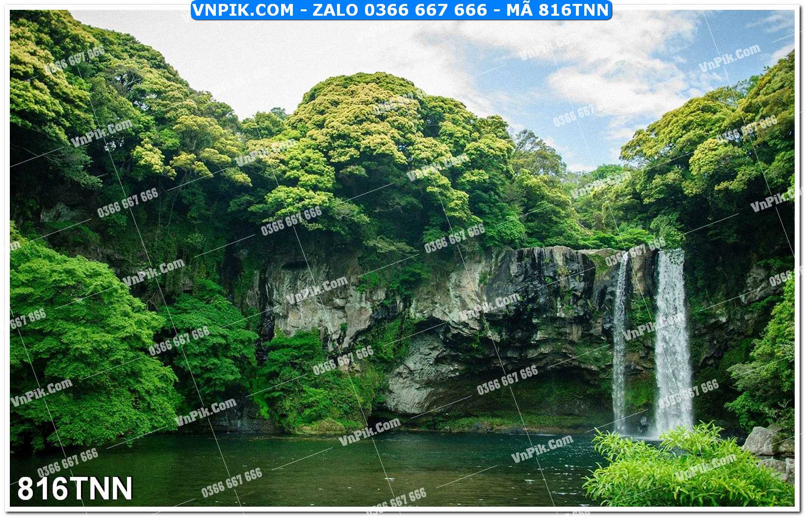 Tranh phong cảnh thiên nhiên mã file 816TNN