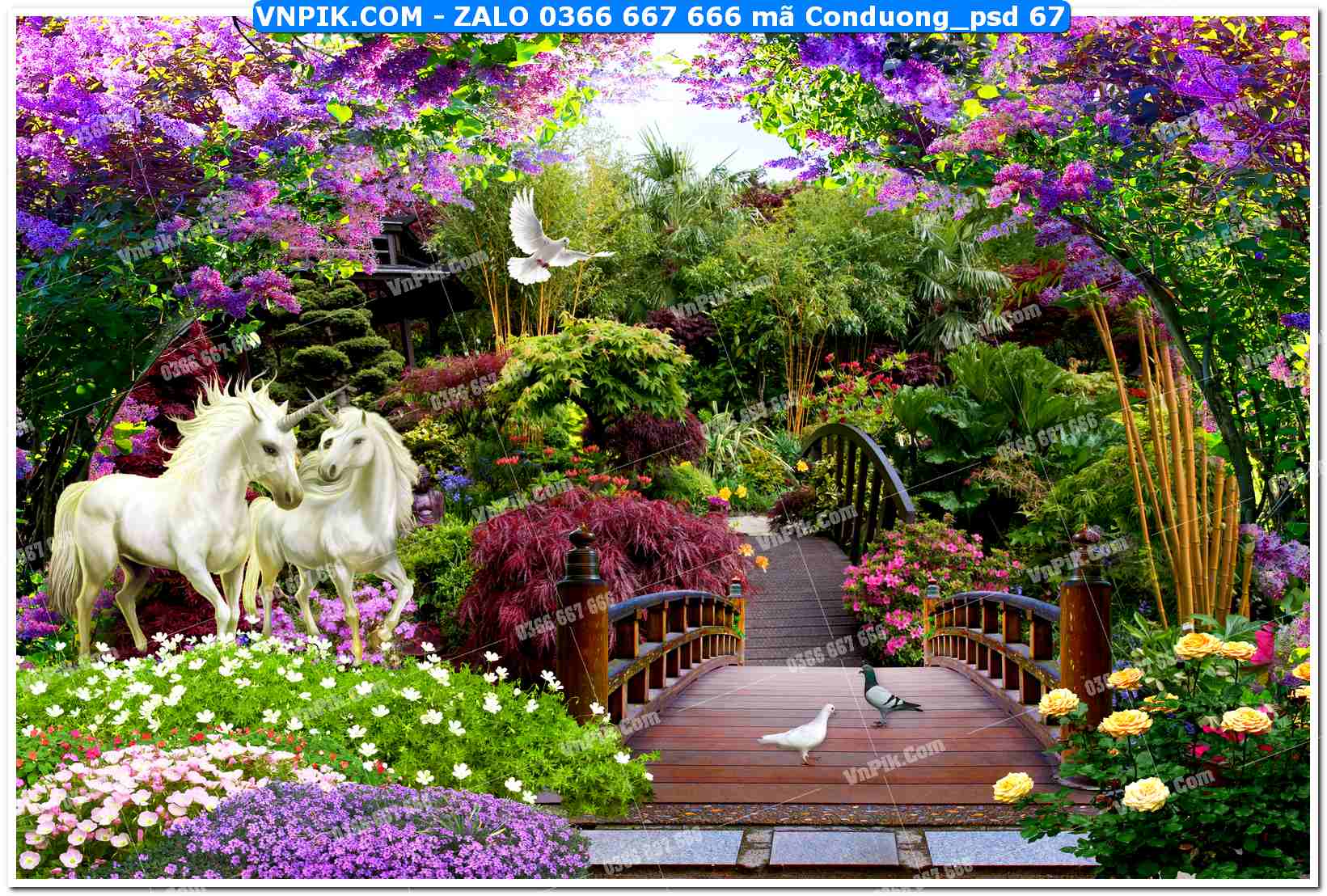 Mẫu tranh con đường file tranh treo tường mã file Conduong_psd 67