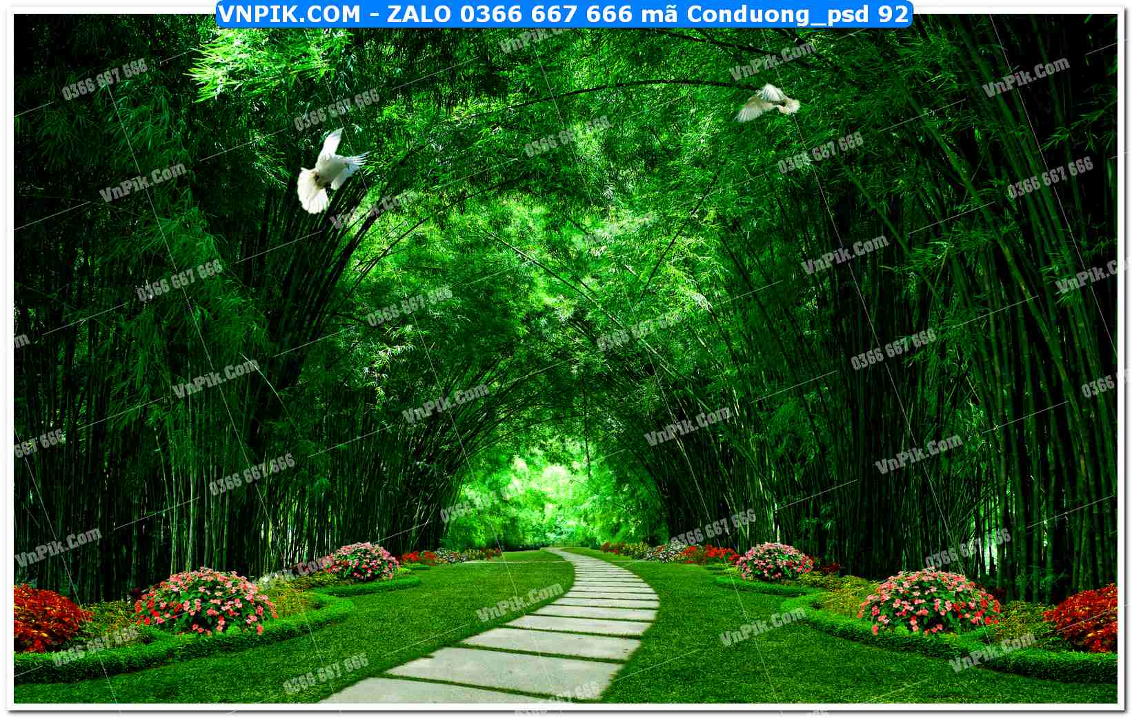 Mẫu tranh con đường file tranh treo tường mã file Conduong_psd 92