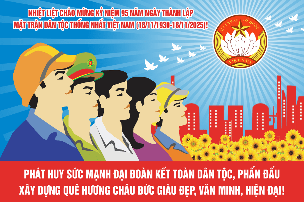 Pano kỷ niệm 95 năm ngày thành lập MTDT #2