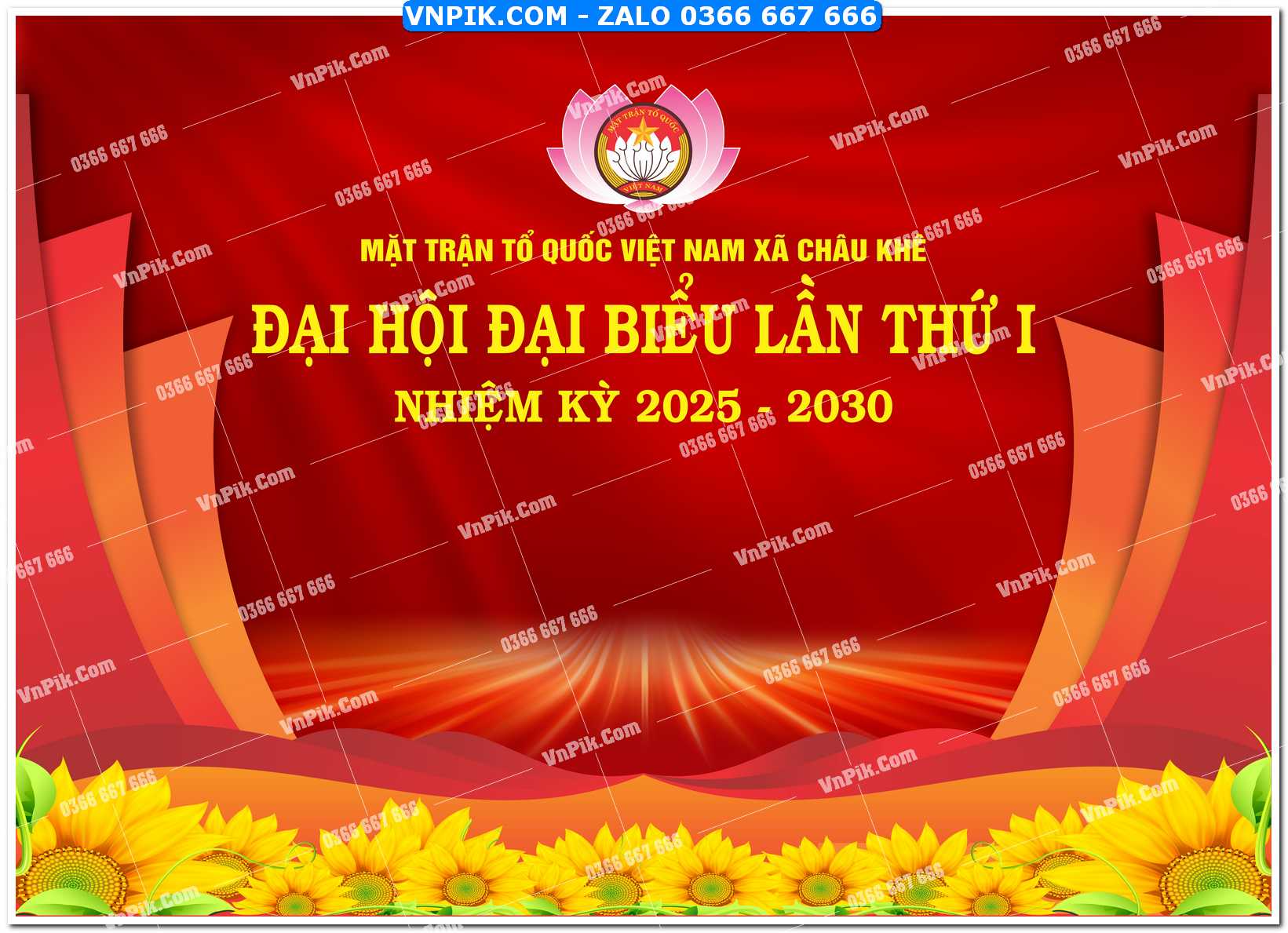 Market Đại hội đại biểu MTTQ Việt Nam xã (2)