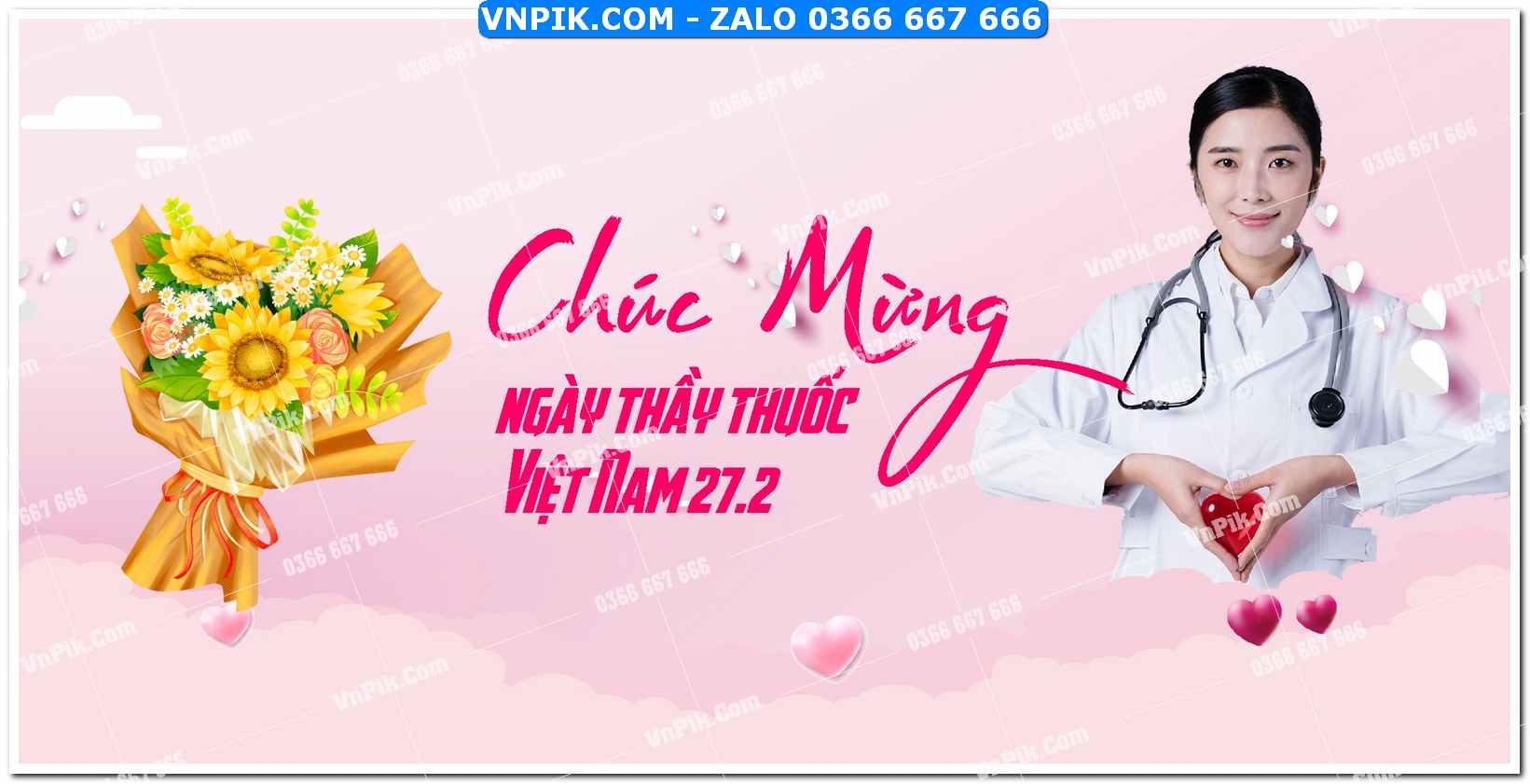 Mẫu phông nền chúc mừng ngày thầy thuốc việt nam (2)