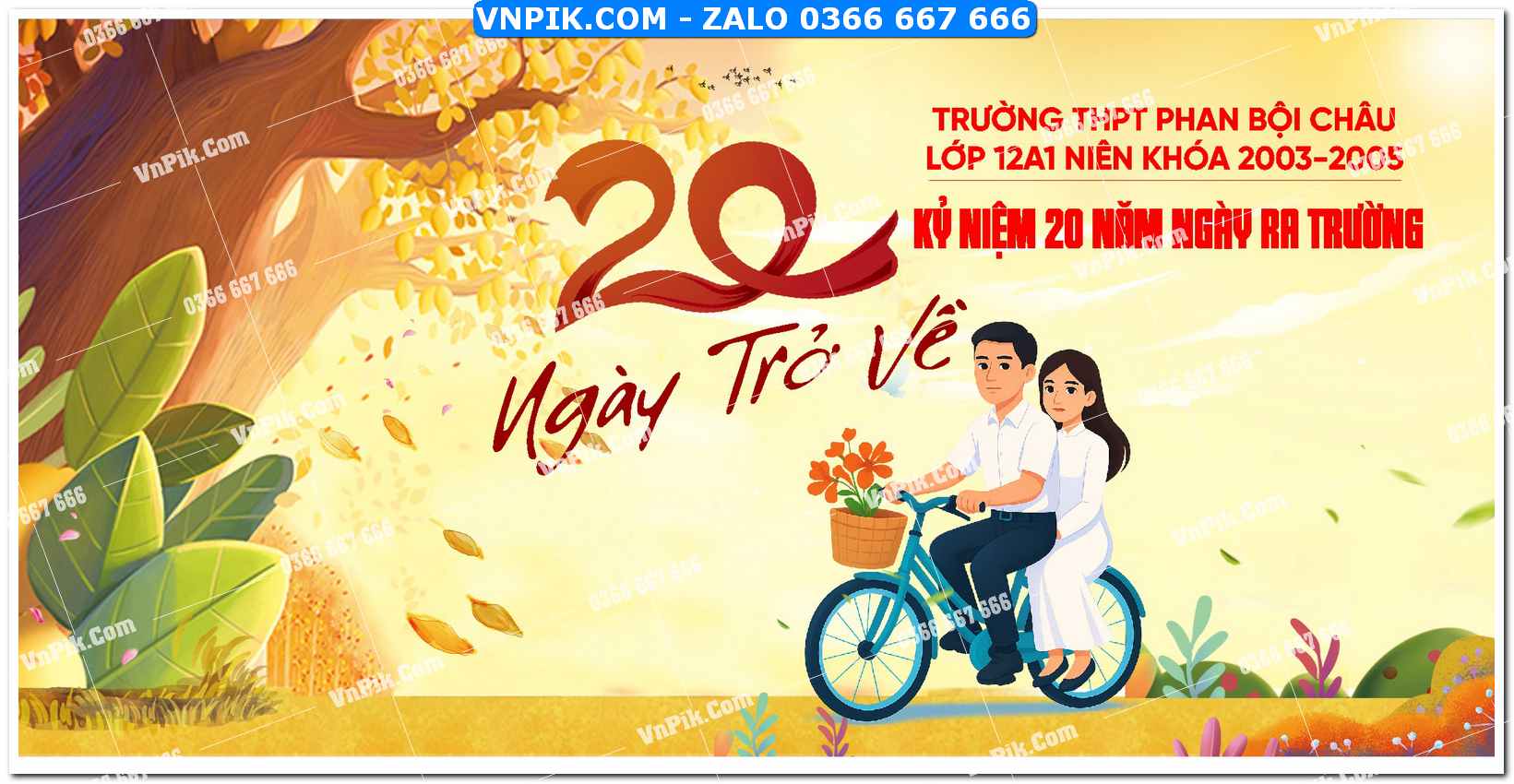 Mẫu phông nền họp lớp kỷ yếu file corel vector (7)