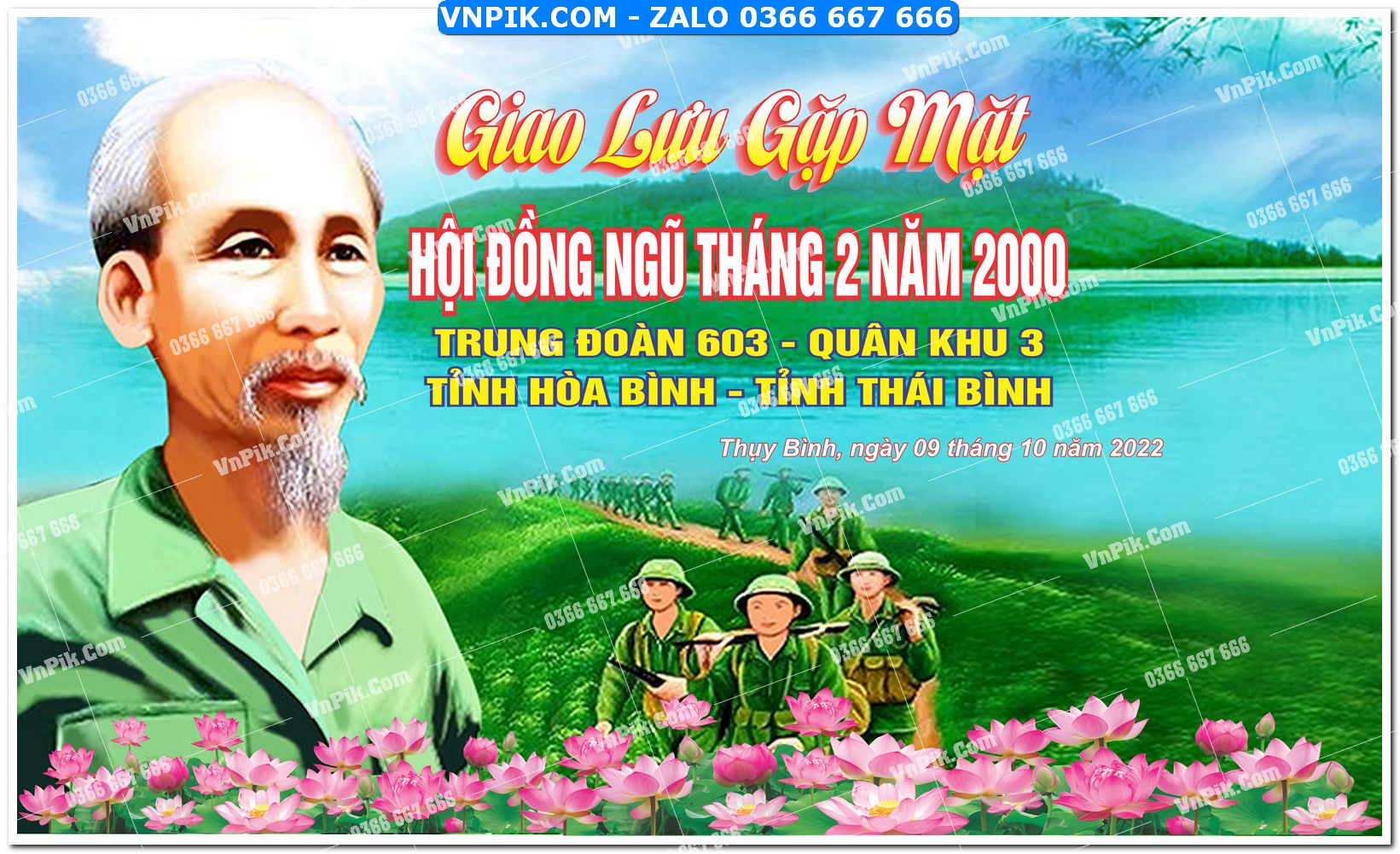 Mẫu thiết thiết kế tranh pano bộ đội cụ hồ (1)