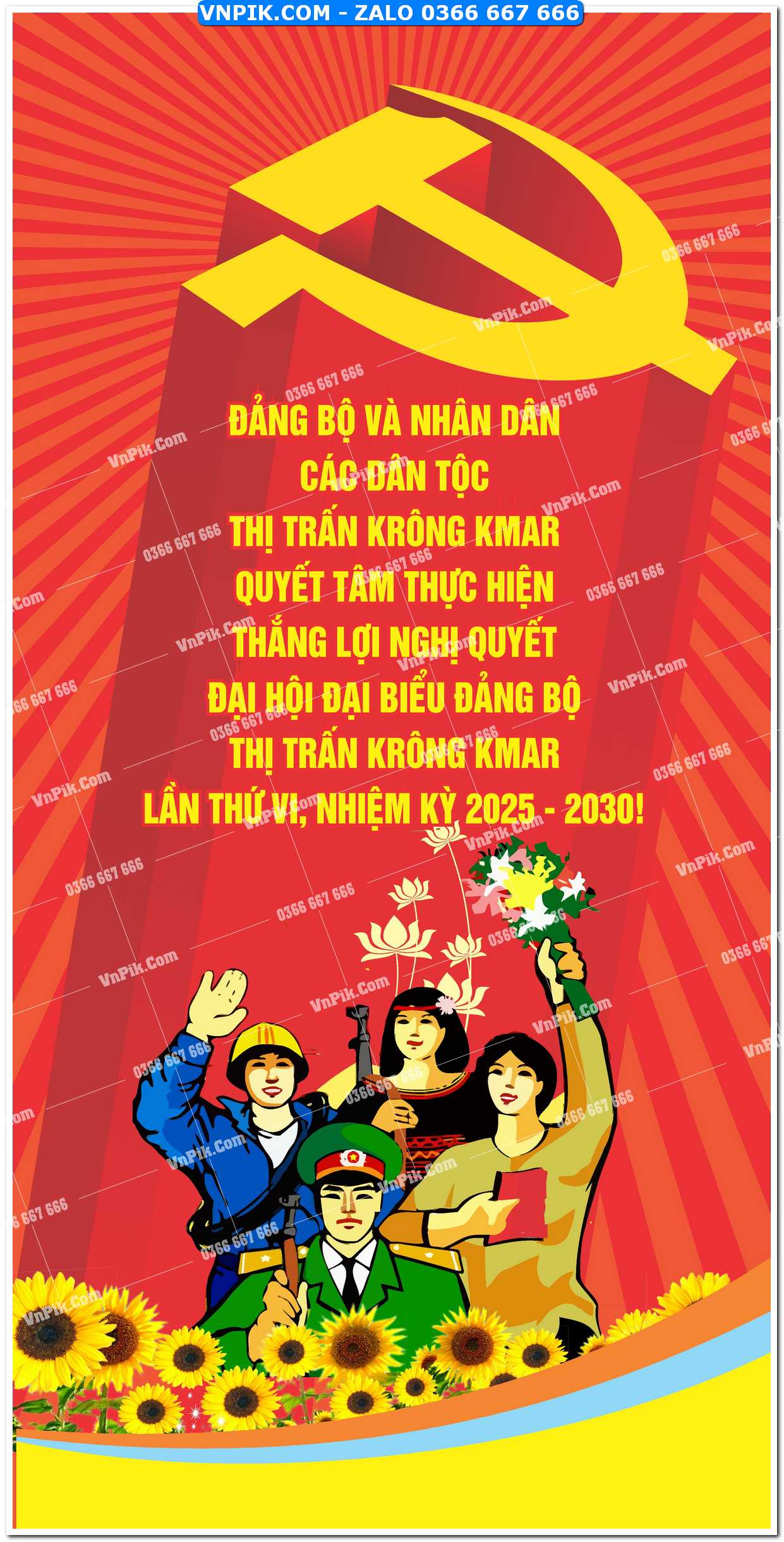 Pano chào mừng đại hội đảng file corel cdr (11)