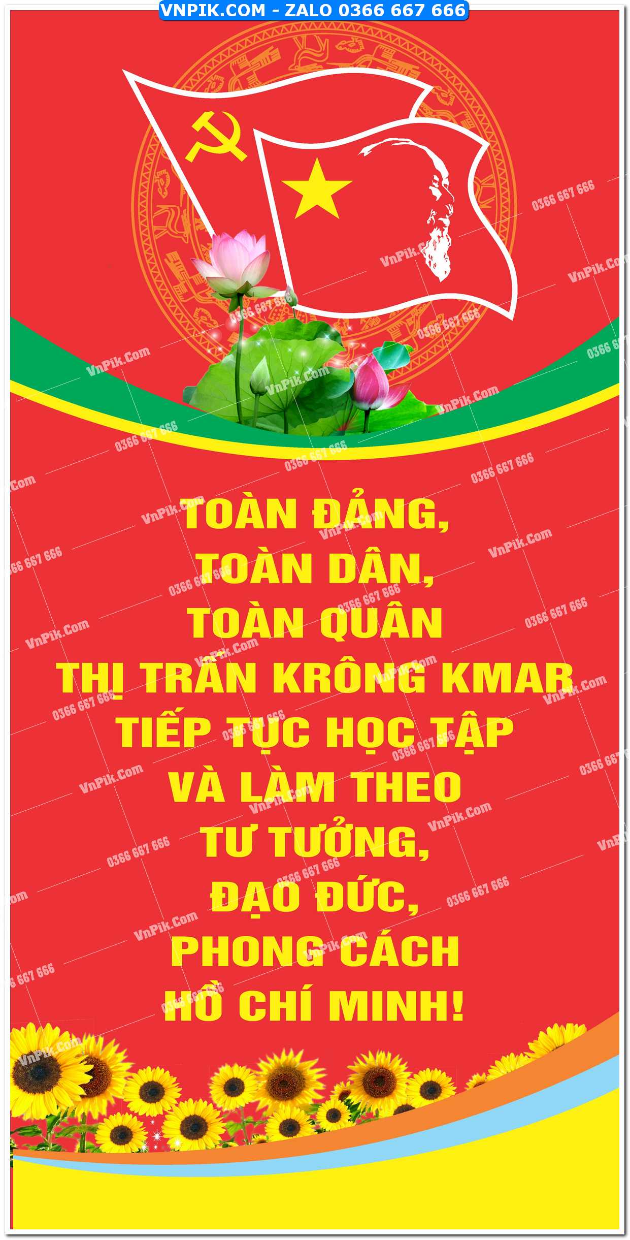 Pano chào mừng đại hội đảng file corel cdr (16)